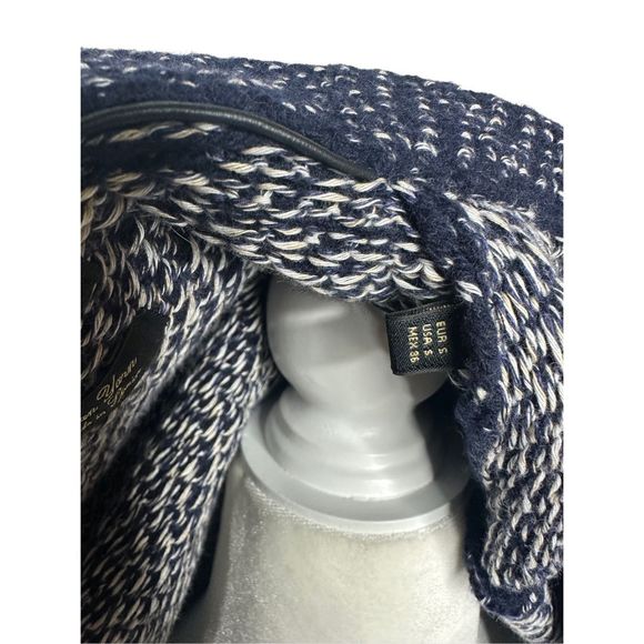 Massimo Dutti Knit Wool Blend Collared Blazer Sweater Jacket‎ Size Small Women's - Picture 6 of 10